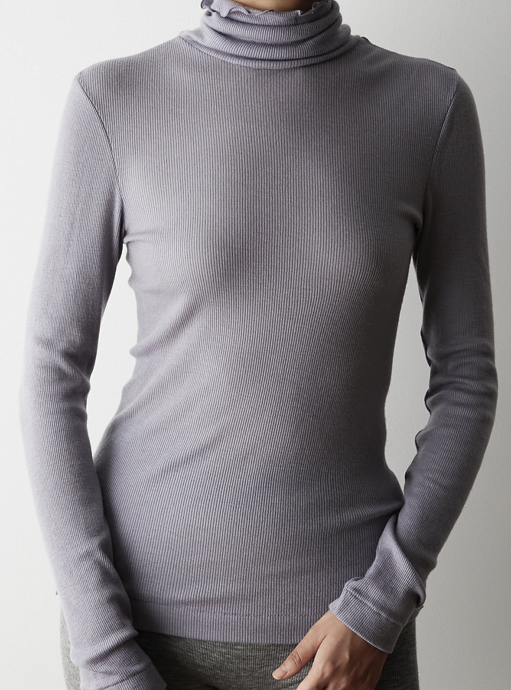 QUINN -Turtleneck-【Lilac】