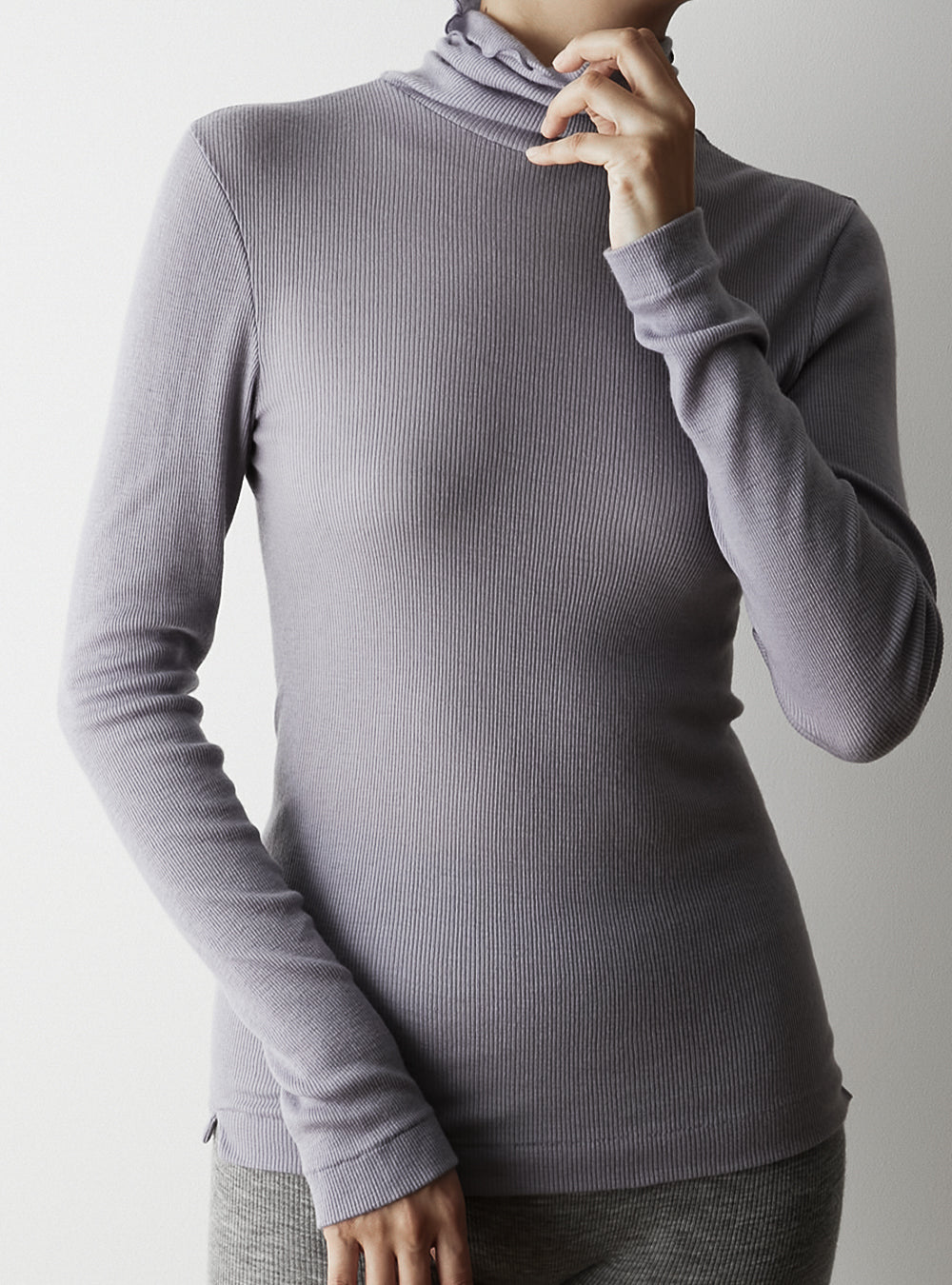 QUINN -Turtleneck-【Lilac】
