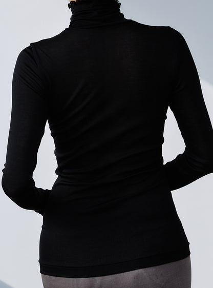 SKYE -Turtleneck-【Black】