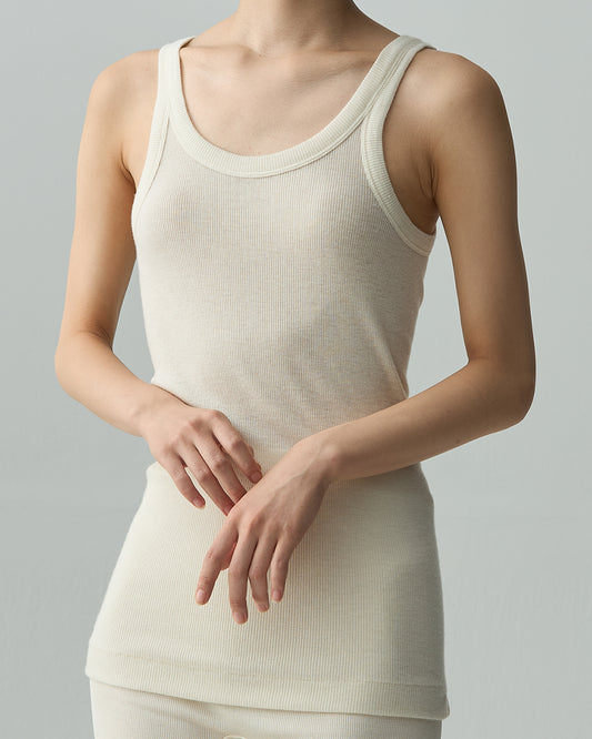 JESSE -Basic tank top-【Milk】