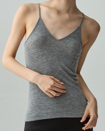 FRANKIE -Bralette camisole-【Heather Gray】