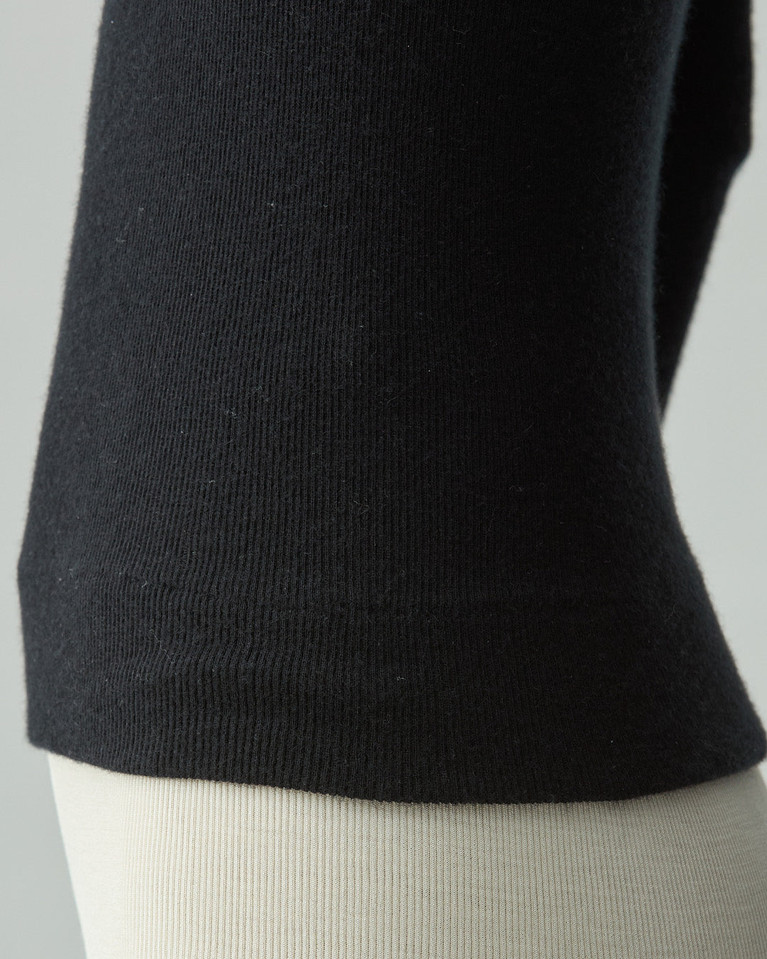 ALEX -Crew neck long sleeve-【Black】