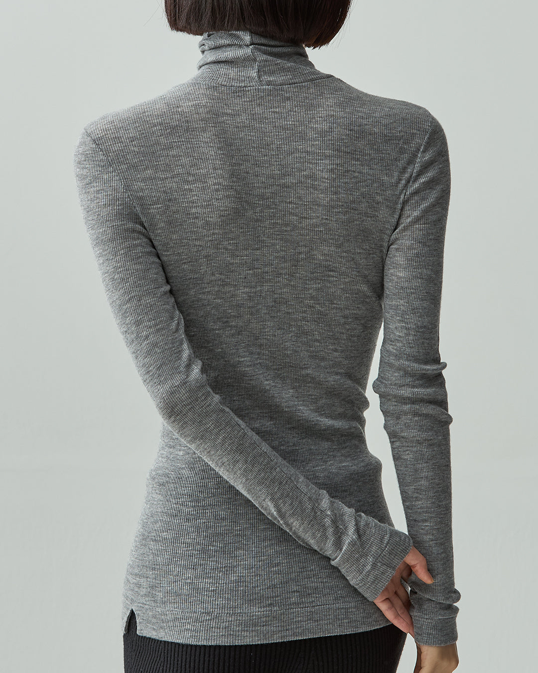 QUINN -Turtleneck-【Heather Gray】