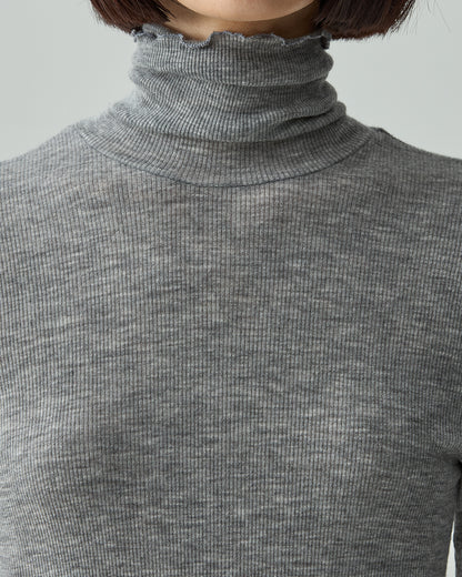 QUINN -Turtleneck-【Heather Gray】