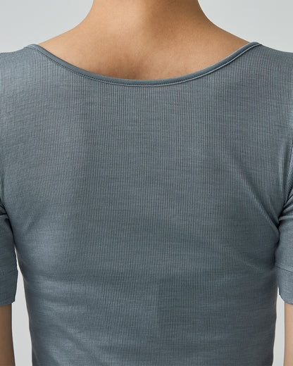 JODY -2way neckline half sleeve-【Ocean】