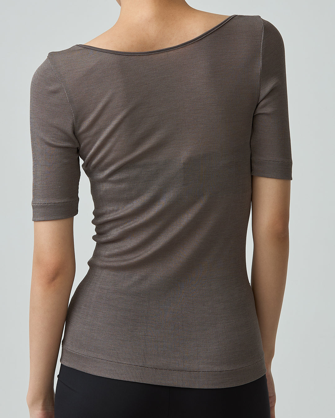 JODY -2way neckline half sleeve-【Bog Wood】