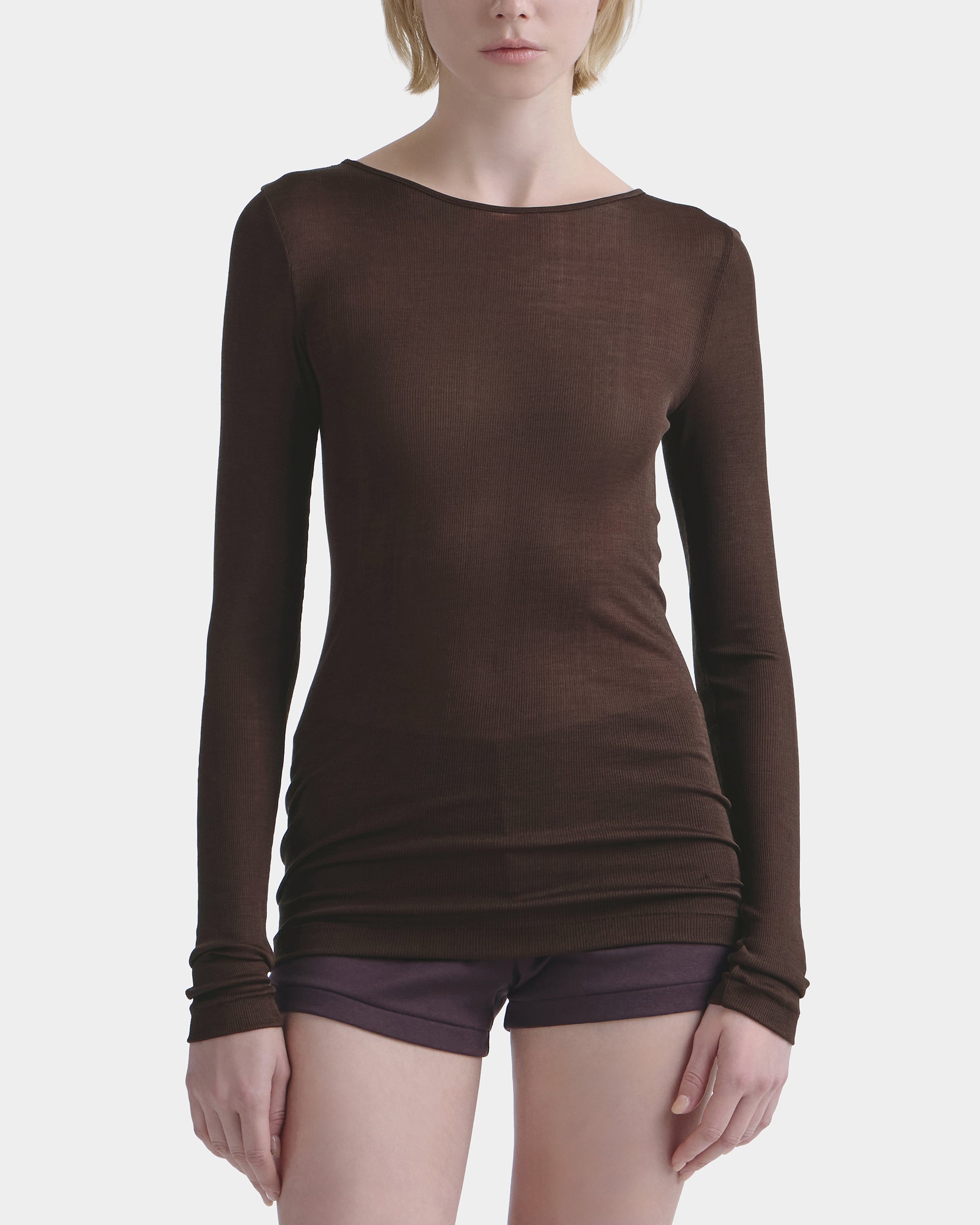 トップス MALU OLIVIA Deep U-neck long sleeve OLIVIA | MALU