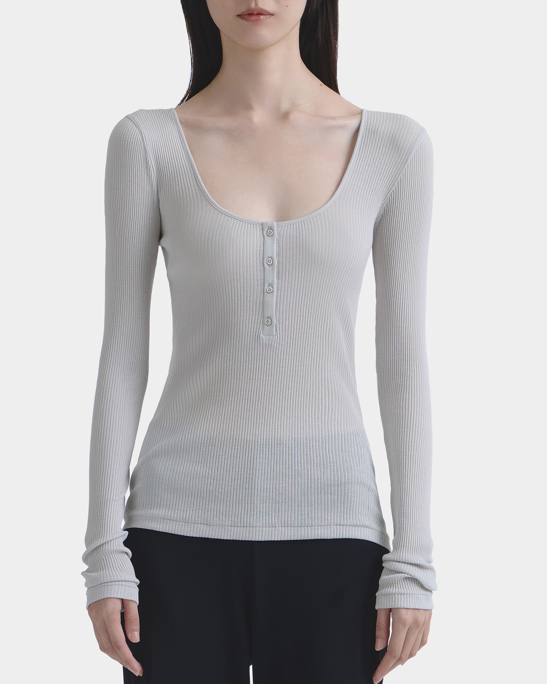 【malu garments 】PALMA knit tops white PALMA | MALU