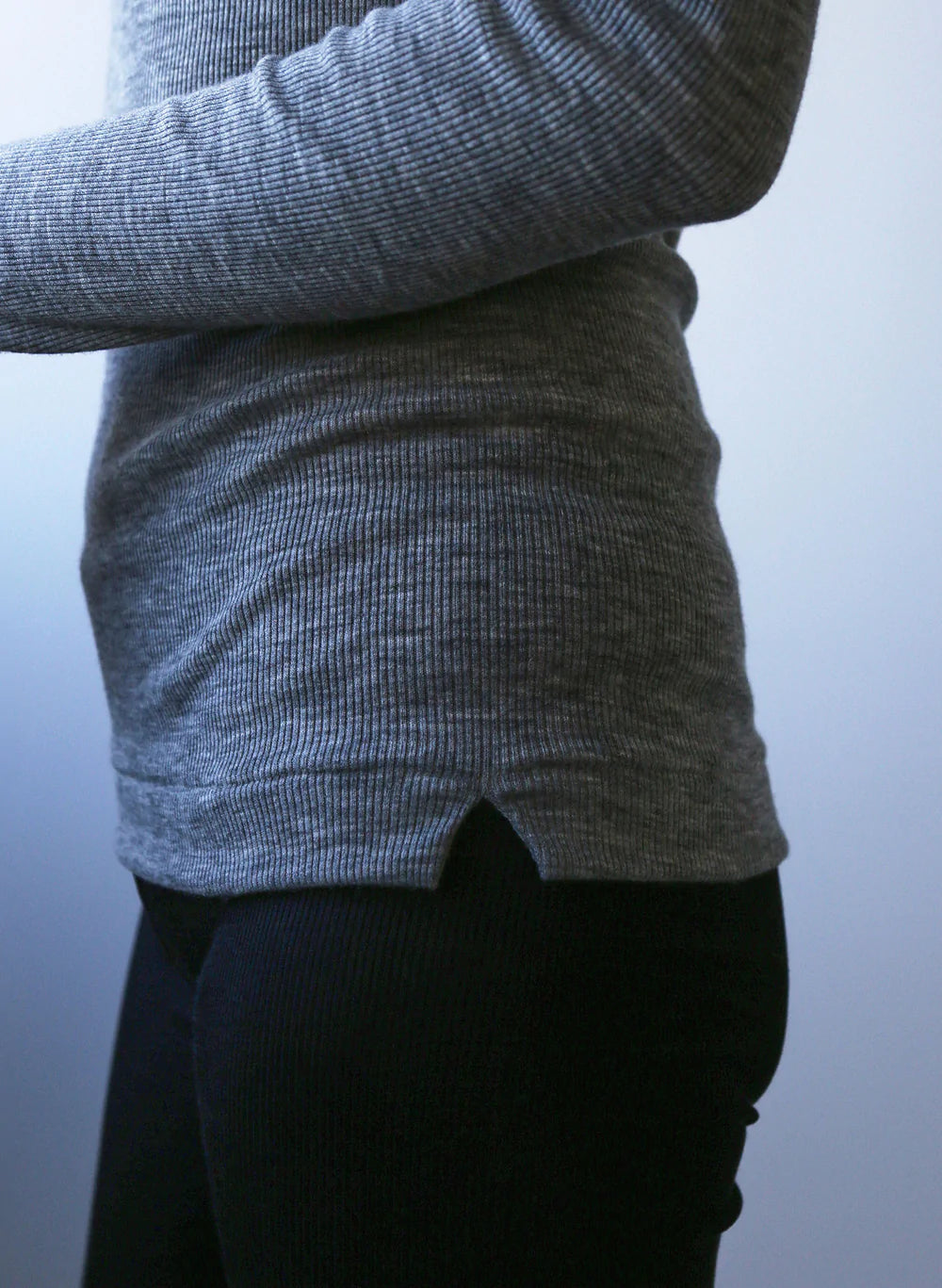 QUINN -Turtleneck-【Heather Gray】