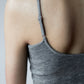 RUBY -Padded cami top-【Heather Gray】